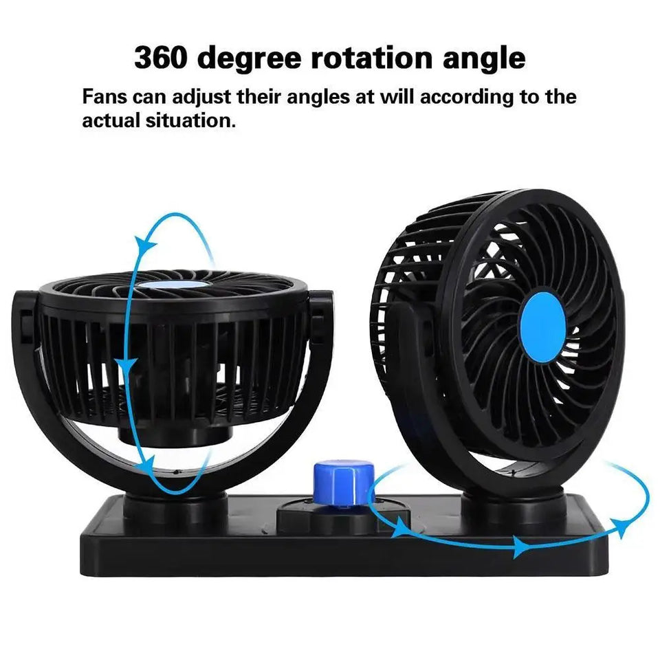 VENTILADOR DOBLE PARA AUTO